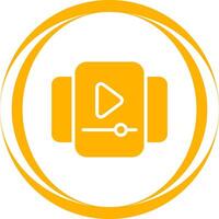 vídeo galería vector icono
