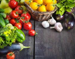 FARM FRESH vegetables and fruits photo