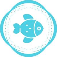 icono de vector de pescado