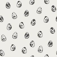 Easter eggs vector seamless pattern.