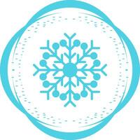 icono de vector de copo de nieve