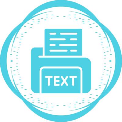 Text File Vector Icon
