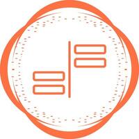 Horizontal Alignment Vector Icon