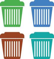 Recycle Bin icons Sets vector