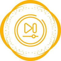 Video Next Track Button Vector Icon