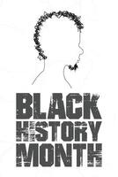 Black History Month background vector design. African American USA and Canada annually Celebration.