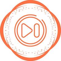 Next Track Button Vector Icon