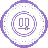 Video Pause Button Vector Icon