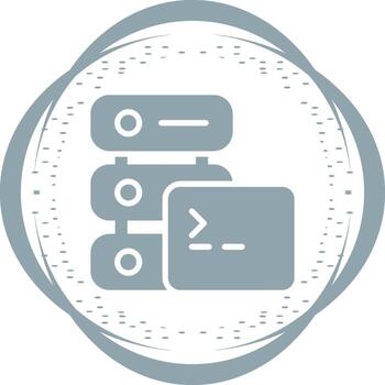 SSH Hosting Vector Icon
