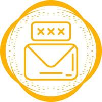 icono de vector de correo