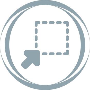 selección vector icono