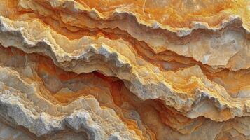 AI generated Natural sandstone surface layers background. Abstract background. photo