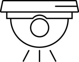 Rounded filled Editable stroke CC  Camera Icon vector