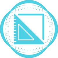 Triangular Ruler Vector Icon