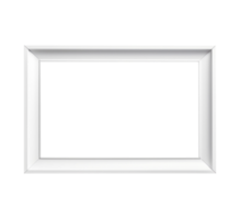 AI generated Photo frame object png file