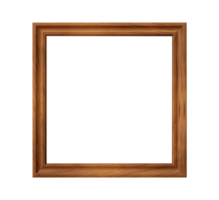 AI generated Photo frame object png file