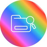 Document Retrieval Vector Icon