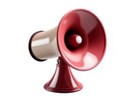 AI generated Megaphone isolated object png file