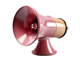 AI generated Megaphone isolated object png file