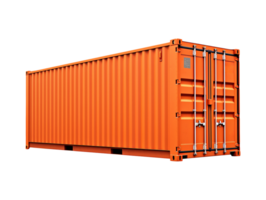AI generated Logistics container object png file