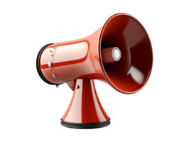 AI generated Megaphone isolated object png file