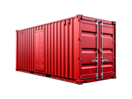 AI generated Logistics container object png file