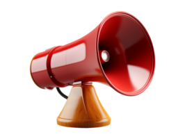 AI generated Megaphone isolated object png file