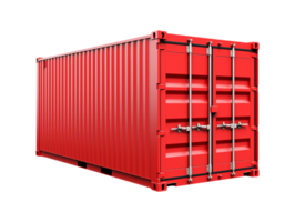 AI generated Logistics container object png file