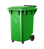 AI generated Trash garbage bin can object png file