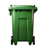 AI generated Trash garbage bin can object png file