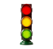 AI generated Traffic stop light object png file