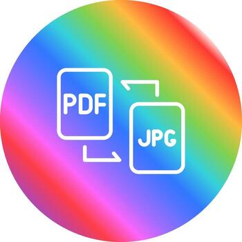 Document Conversion Vector Icon