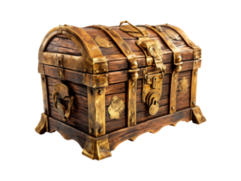 AI generated Pirate chest object png file