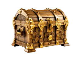 AI generated Pirate chest object png file