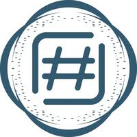 Hashtag Vector Icon