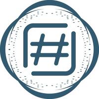 Hashtag Vector Icon