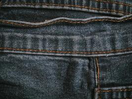 Close up texture of denim for background photo