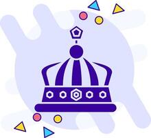 Crown Abstrat BG Icon vector