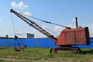 Old quarry near the dragline photo