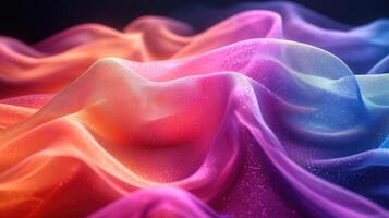 AI generated Stunning gradient wave background. Abstract Gradient background. photo