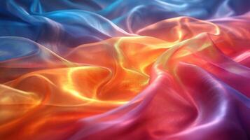 AI generated Stunning gradient wave background. Abstract Gradient background. photo