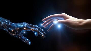 Exploring Human and AI Hands in Symbiotic Connectivity photo
