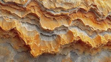 AI generated Natural sandstone surface layers background. Abstract background. photo