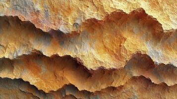 AI generated Natural sandstone surface layers background. Abstract background. photo