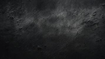 AI generated dark tone vintage dust texture on black background photo