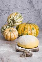 pumpkin cinnamon, step by step serving holiday dessert, beautifully pastries, photo