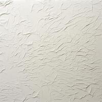 AI generated Glued white paper textured , stuck to white table, random tearing, moderate embossing, photo