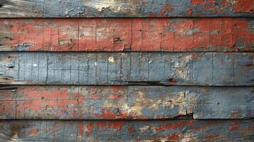 AI generated Timeworn wood planks, each bearing the unique charm of cracks and alluring wood fibers. Old wood background. photo