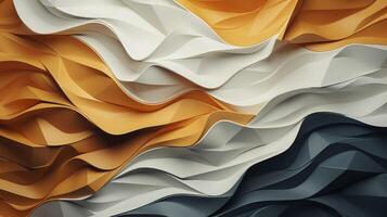 AI generated Crumpled paper texture background. photo