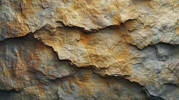 AI generated Natural sandstone surface layers background. Abstract background. photo